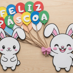 Kit Painéis de Páscoa: Decoração Completa e Pronta para Imprimir